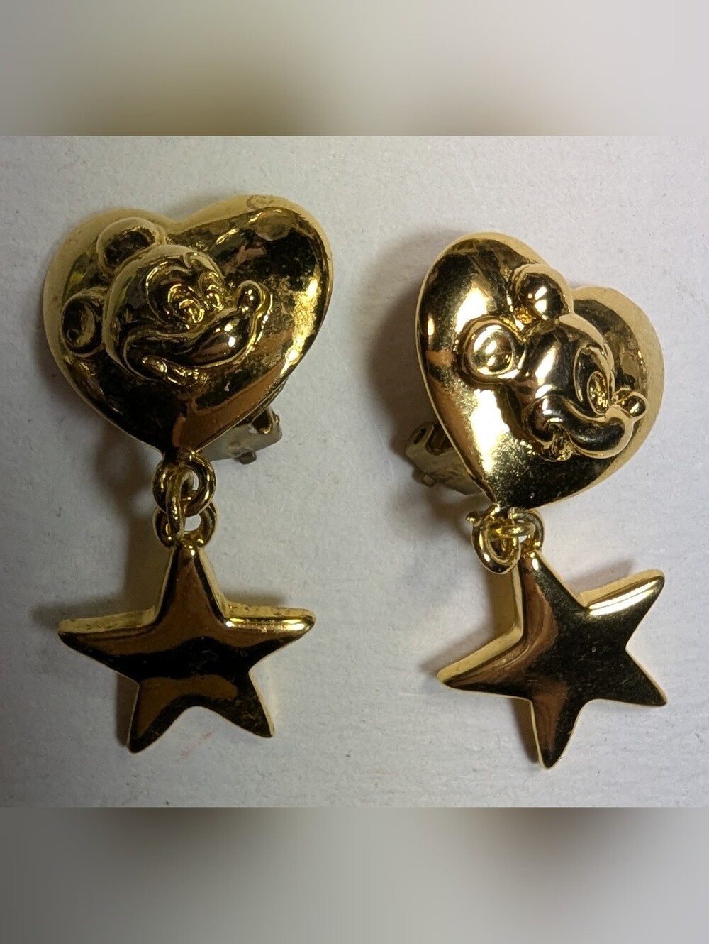 Wendy Gell Disney earrings Mickey with star dangle.